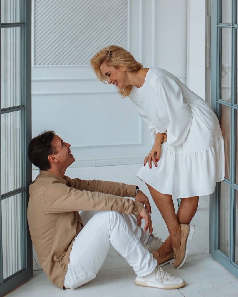 Лилия Ребрик з чоловіком